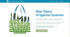 Desktop Screenshot of bluewaterirrigation.com